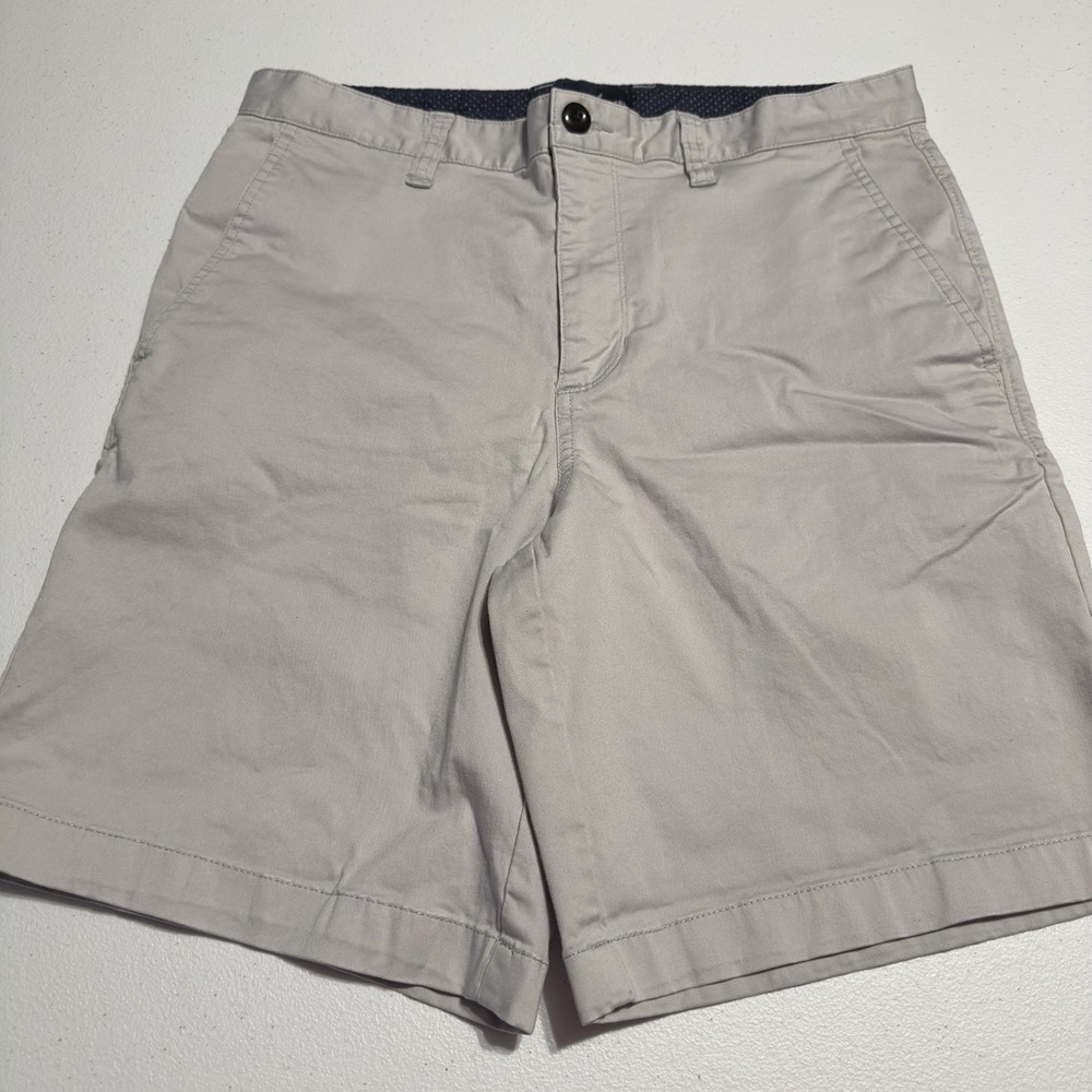 Daniel Hechter Gray Chino Flat Front‎ Shorts Men's 32